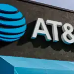 AT&T logo on building exterior, related to the 2025 lawsuit and legal issues involving telecommunications giant AT&T.