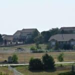 An image depicting residential homes in Todd Creek Farms, relevant to legal issues involving the HOA.
