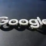 Google logo on a dark surface, representing legal claim forms related to the 2025 lawsuit.